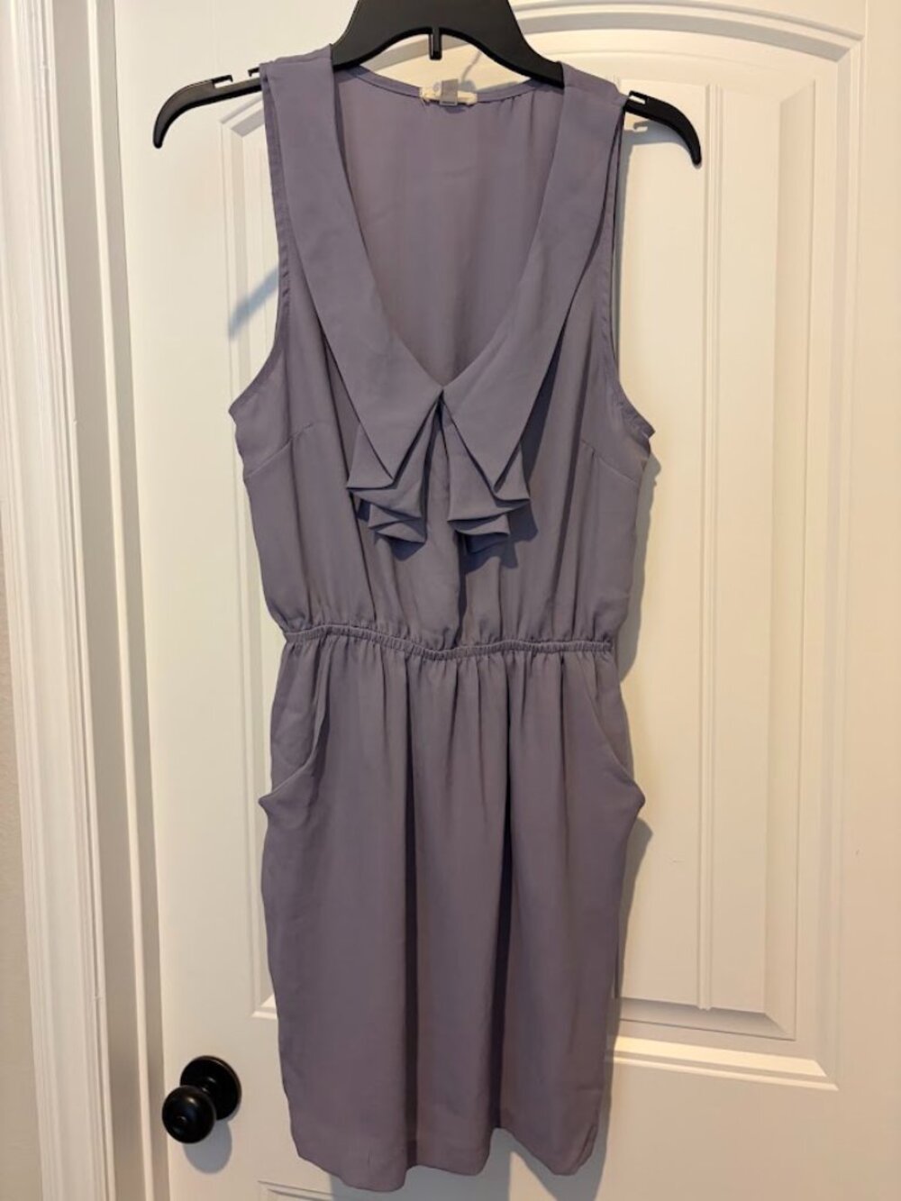 Silence + Noise Lilac Cinched Sleeveless Dress